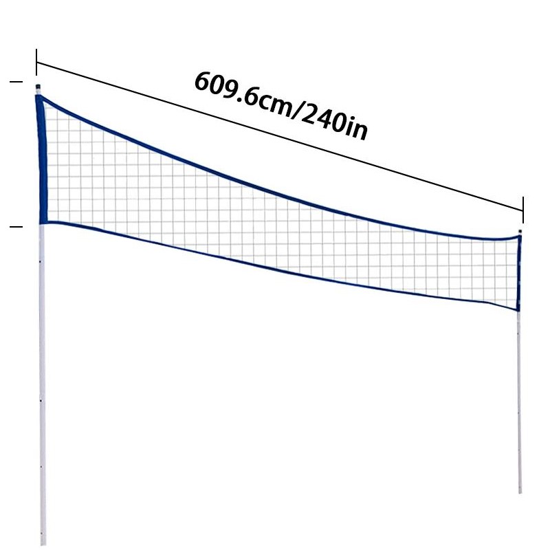Badminton Netting - 휴대용 배드민턴 네트 훈련용 전문 배구