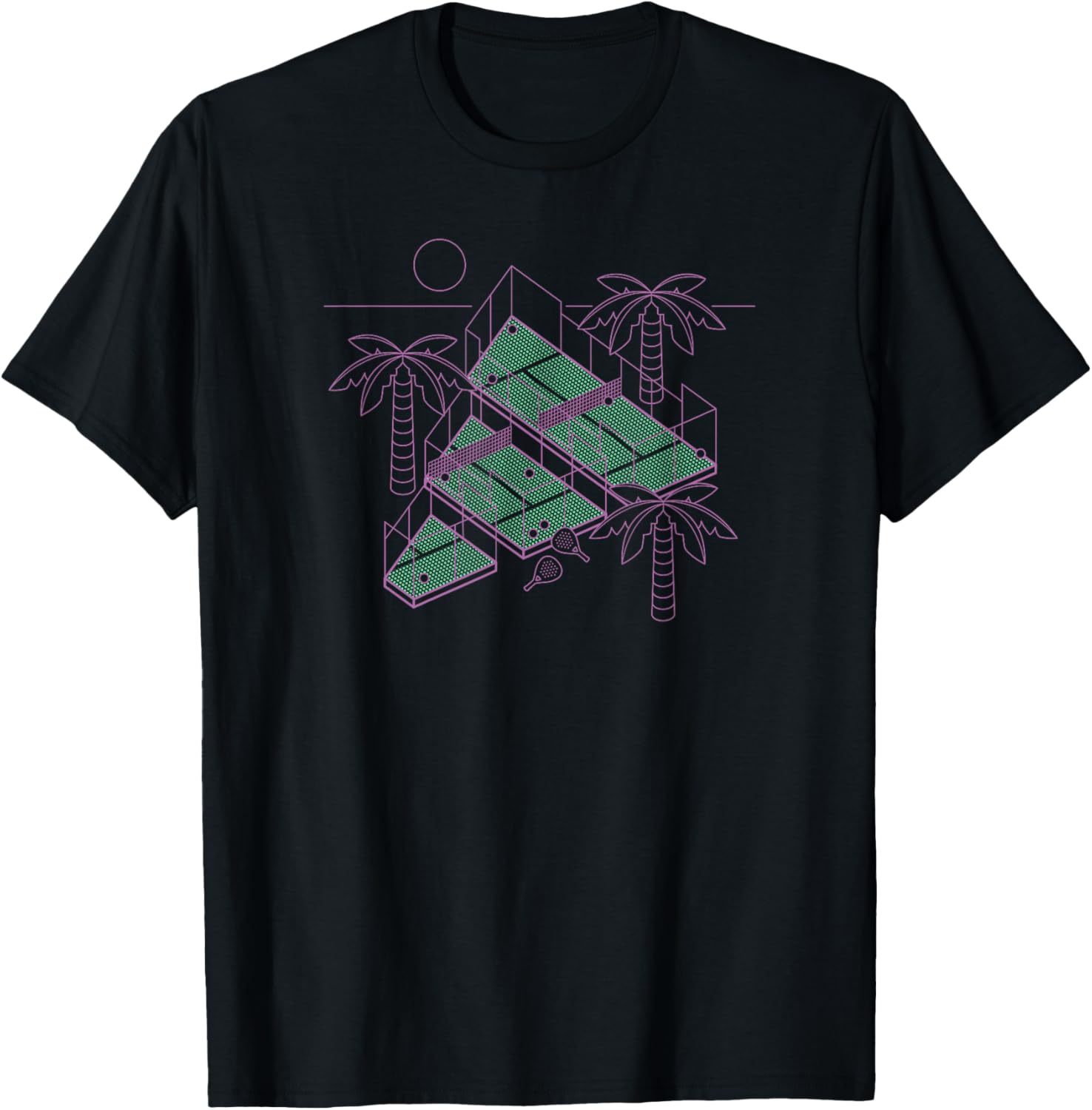 Badminton Logo - 스포츠 테니스 Padel 로고 그래픽 티셔츠