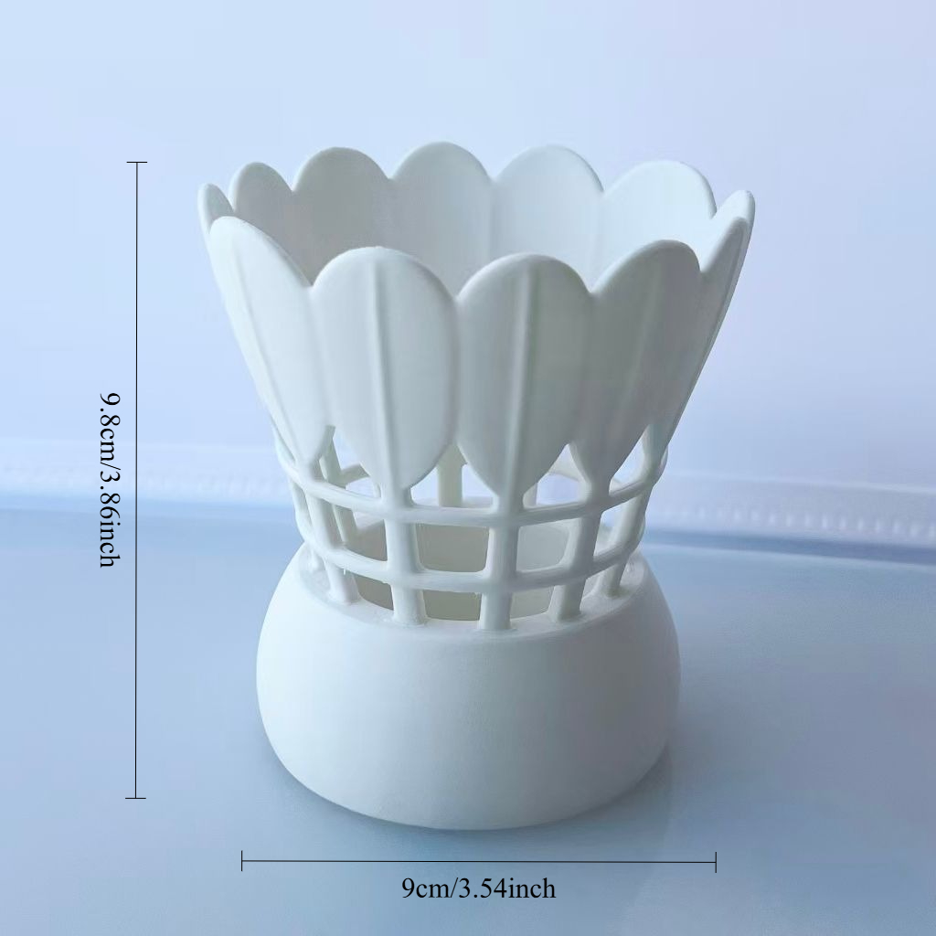 미니멀리스트 배드민턴 셔틀콕 모양의 펜 홀더 크리 에이 - Badminton Cup 리뷰 및 가격
