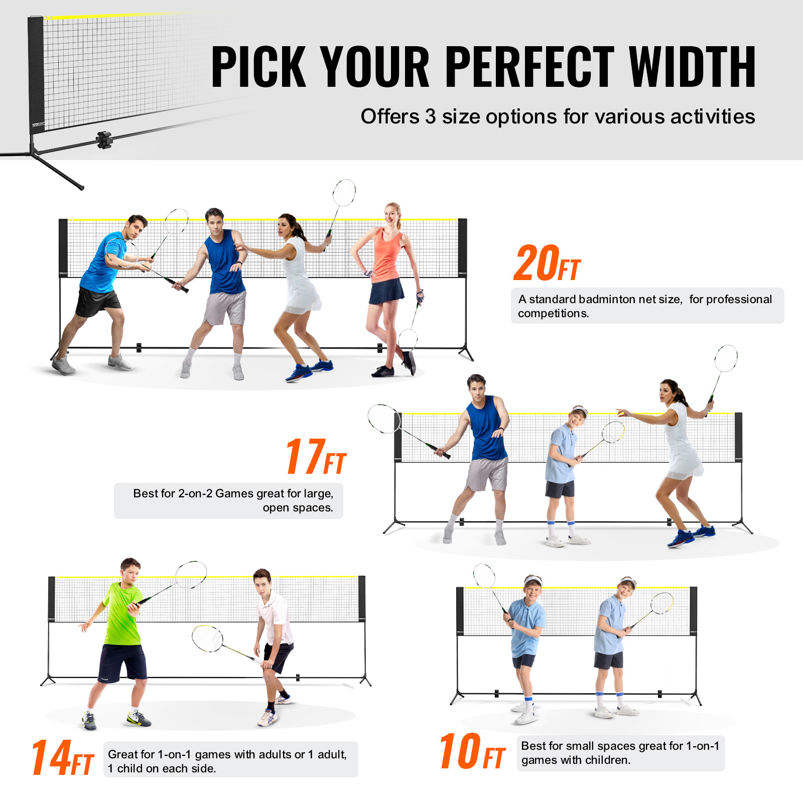 SucceBuy 20피트 배드민턴 네트 높이 조절 가능 - Badminton Netting 리뷰 및 가격