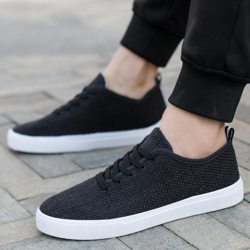 캔버스 통기성 메쉬 남성 신발, 트렌디 경량 워킹 플랫 - Badminton Shoes 리뷰 및 가격