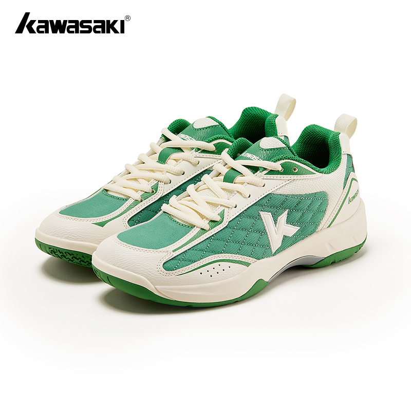 가와사키 레트로 고탄성 전문 배드민턴 신발 K1B50- - Badminton Footwork 리뷰 및 가격
