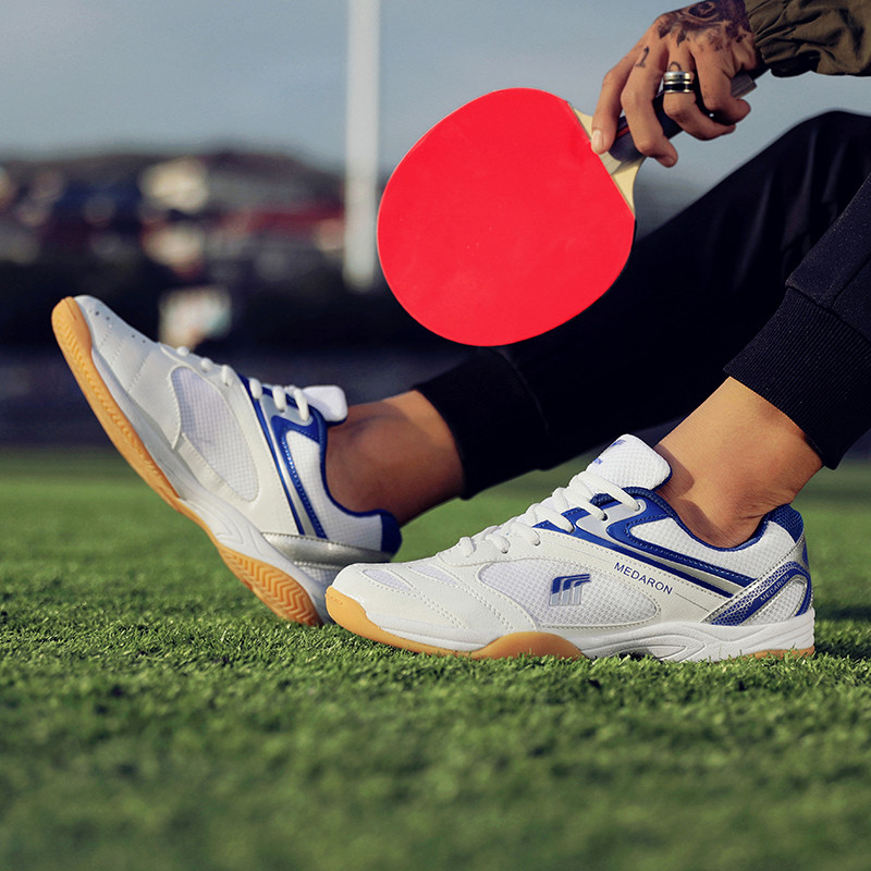 남자 탁구 신발 훈련 새로운 고품질 야외 운동화 통기성 - Badminton Footwork 리뷰 및 가격