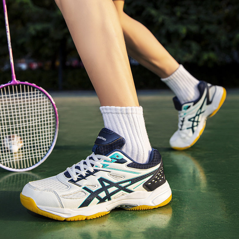 새로운 남성 스포츠 신발 남성 배드민턴 신발 경량 배구 - Badminton Footwork 리뷰 및 가격