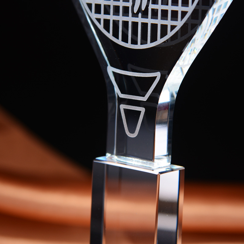 커스텀 크리스탈 트로피, 배드민턴 테니스 대회, 스포츠 - Badminton Logo 리뷰 및 가격