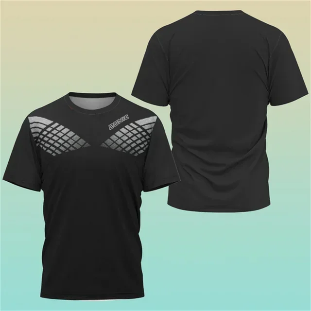 새로운 핫 3D 프린팅 부티크 탁구 셔츠 트레이닝 티셔 - Badminton Center 리뷰 및 가격